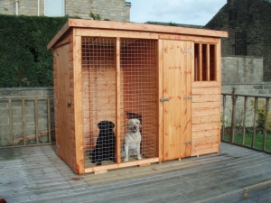 Extra Strong Kennel and Run - Door in End 